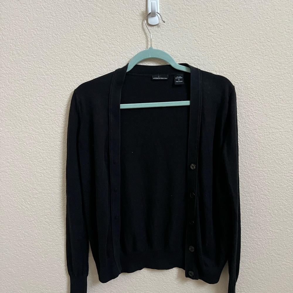 Moda international cozy cardigan